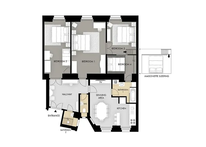 Daire Luxurious Kafka Family In Old Town